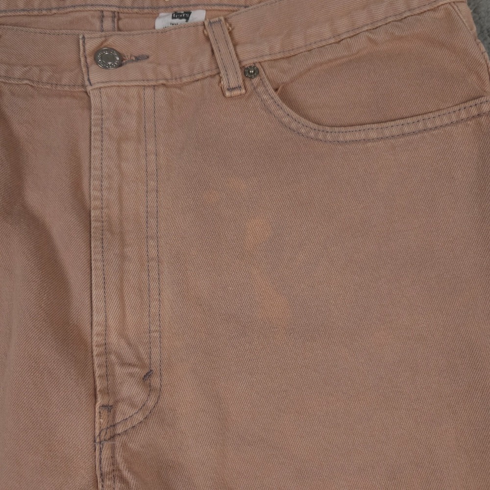 Vintage Levis 550 Jeans Men 38x32 Bleached Gray Pink Relaxed Fit Baggy Denim Y2K - Picture 12 of 16
